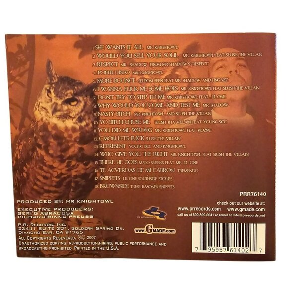 Mr. Knightowl No Regrets Music CD Album 37657cd - Picture 2 of 2
